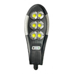 Farola Solar 6 Focos 60W | Luz Fija y Sensor de Movimiento