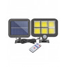 Pack 2 Farolas Solares 20W | Luz Fija y Sensor de Movimiento