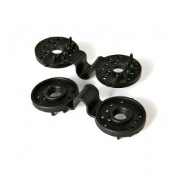 Clips Sujeción Malla Sombrero 100 U | Fijación Profesional y Duradera