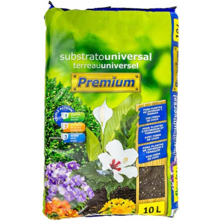 Sustrato Premium 50L | Compost Vegetal con Turba Rubia y Perlita
