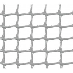 Malla Plástica Cuadrada 1x25m Blanca | Protección de Cultivos