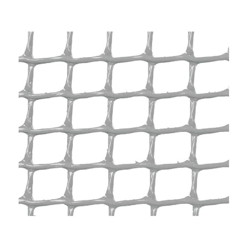 Malla Plástica Cuadrada 1x25m Blanca | Protección de Cultivos