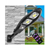 Farola Solar Oval de 2 Focos - 20W, Sensor y 3 Modos de Iluminación
