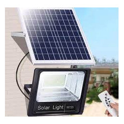 Foco Solar de 100W - Placa Separada, Mando y Autonomía de 8-10 Horas