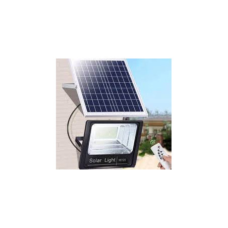 Foco Solar de 100W - Placa Separada, Mando y Autonomía de 8-10 Horas