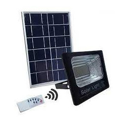 Foco Solar de 100W - Placa Separada, Mando y Autonomía de 8-10 Horas
