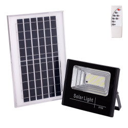 Foco Solar 50W - Alta Potencia, 5 Modos y Luz Blanco Cálido