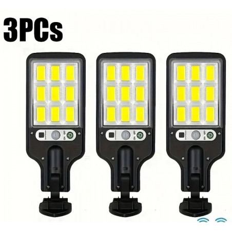 Pack de 4 Focos Solares 20W - Alta Potencia para Entradas y Exteriores