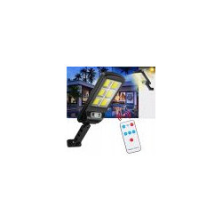 Pack de 2 Farolas Solares 30W | Sensor, Mando y Soporte Incluido