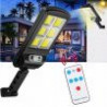 Pack de 2 Farolas Solares 30W | Sensor, Mando y Soporte Incluido