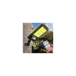 Pack de 2 Farolas Solares 30W | Sensor, Mando y Soporte Incluido