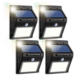 Pack de 4 Focos LED 15W | Sensor de Movimiento y Luz Potente