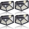 Pack de 4 Focos Solares 20W - Alta Potencia para Entradas y Exteriores