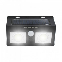 Pack de 4 focos solares de 20W con 100 LEDs ultra luminosos por foco.