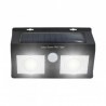 Pack de 4 focos solares de 20W con 100 LEDs ultra luminosos por foco.