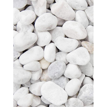 Canto Rodado Blanco 40-60 mm | Saco 10 kg al Mejor Precio