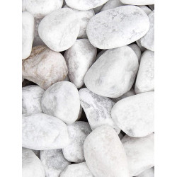 Canto Rodado Blanco 40-60 mm | Saco 25 kg al Mejor Precio