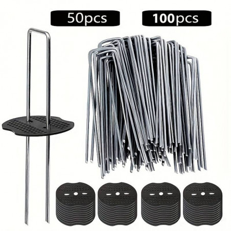 Grapas de Césped Galvanizadas 300 + 48 | Pack Resistente