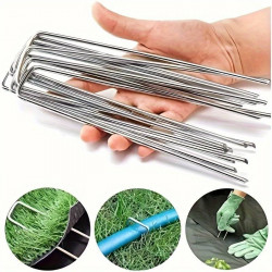 Grapas de Césped Galvanizadas 400 + 64 | Fijación Resistente