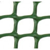 Malla Plástica Cuadrada 1x25m Marrón - Para Balcones y Jardines